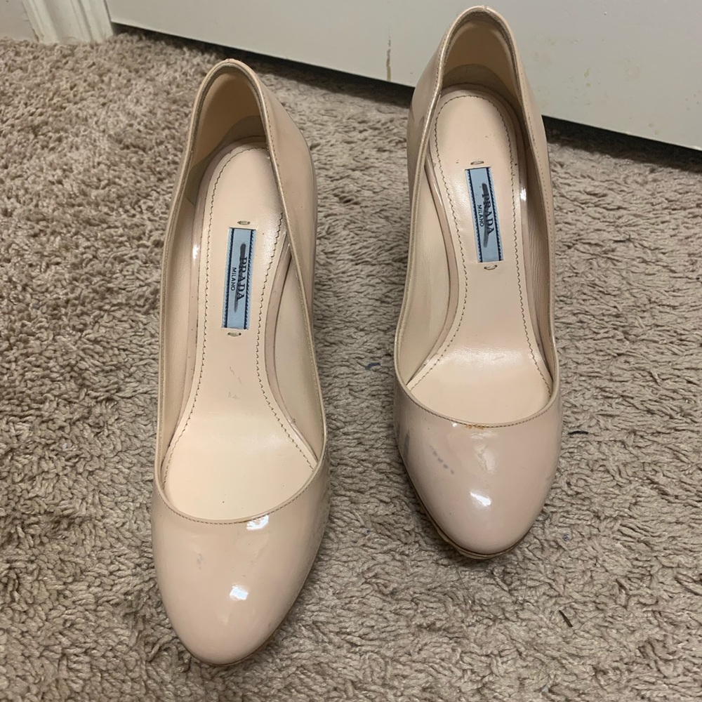 Authentic Prada Patent Leather Pumps